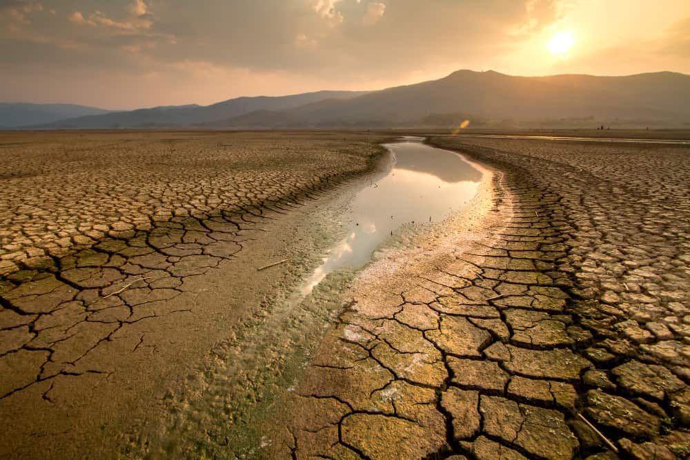 Sequía en una región afectada por el cambio climático en América Latina