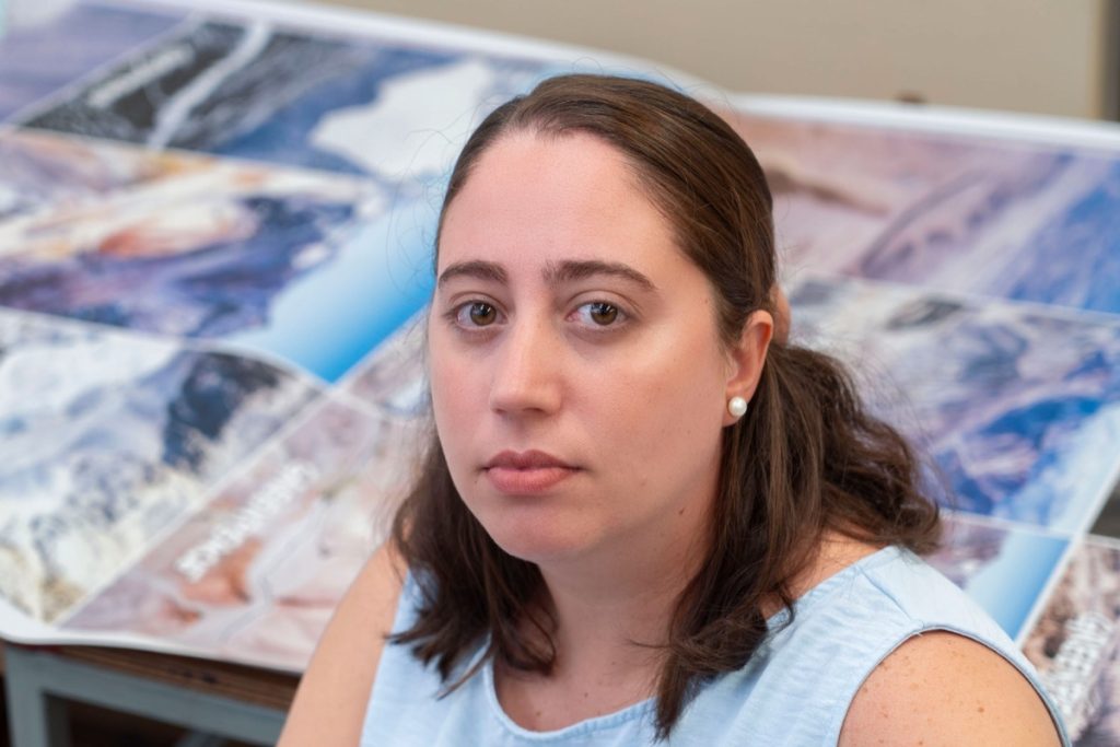 Agostina Rossi Serra en una fotografía de Greenpeace