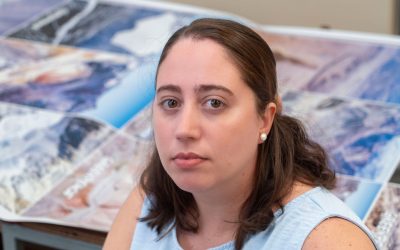 Agostina Rossi Serra en una fotografía de Greenpeace