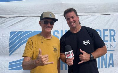 Gustavo Huici junto a Rama Quesada en Pinamar