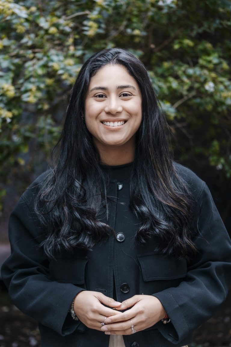 Laura Caicedo Valencia en una fotografía de Greenpeace